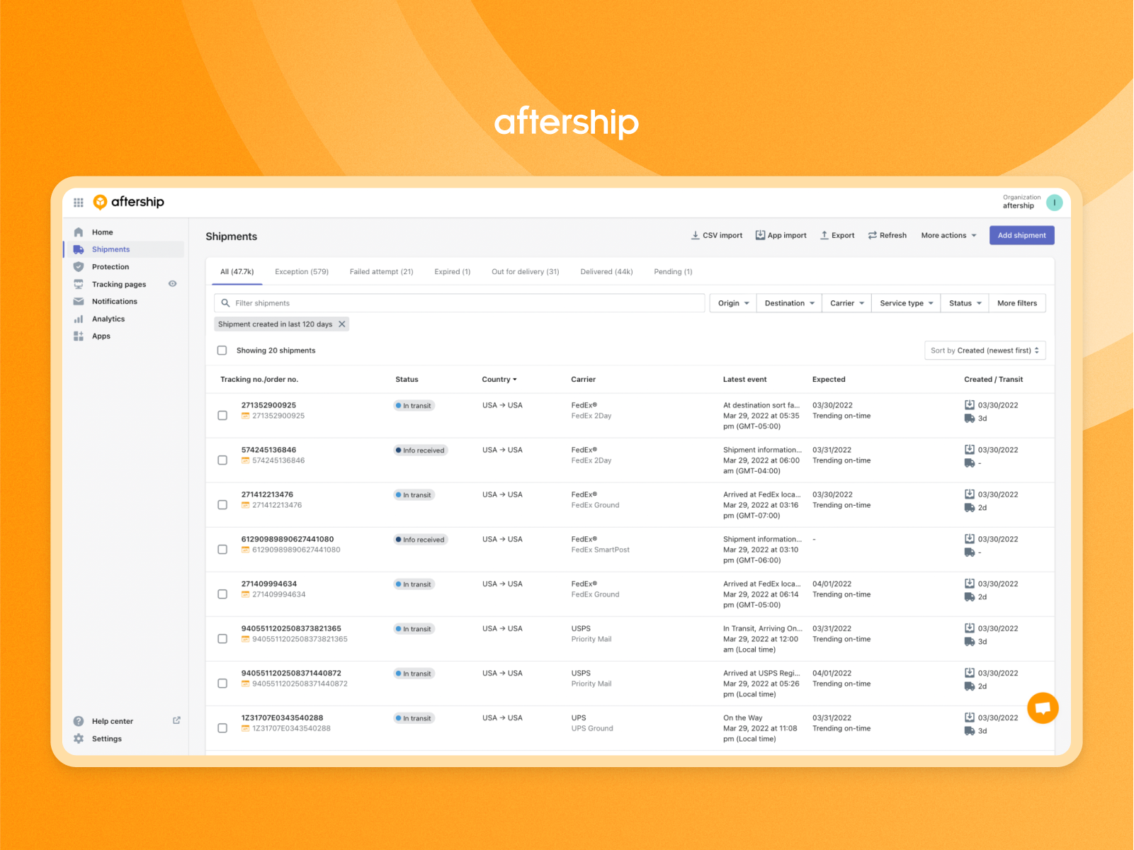 AfterShip - How to display the estimated delivery date on product